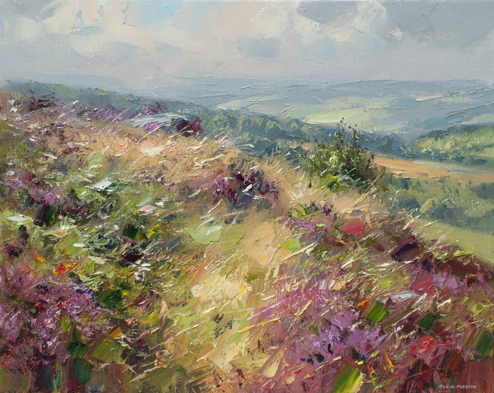 Rex Preston - august morning, burbage moor
