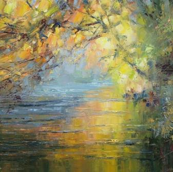 REX PRESTON - beech trees by the river