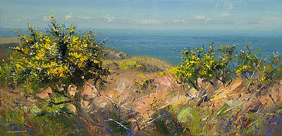 REX PRESTON - spring morning, cornwall 