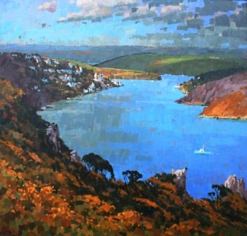 RICHARD DACK - salcombe estuary evening