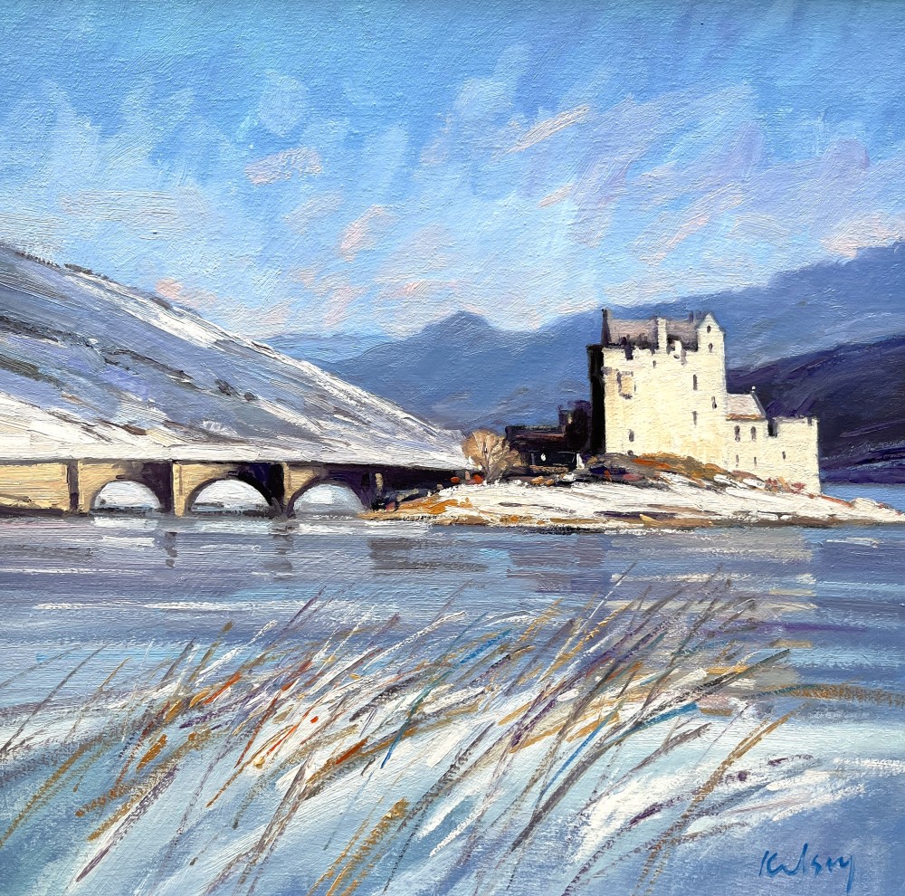 Robert Kelsey - eilean donan castle in winter 