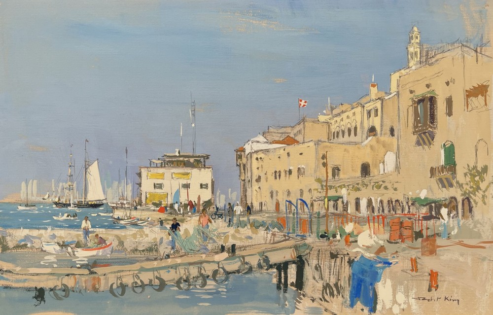 British Artist Robert King - The Port