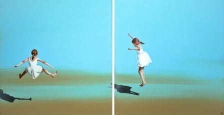 ROBINA YASMIN - summer fun - diptych