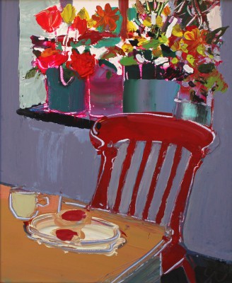 British Artist SARAH CARVELL - Cream Tea