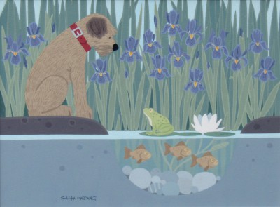 SASHA HARDING - dog and frog