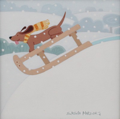SASHA HARDING - sausage on a sleigh