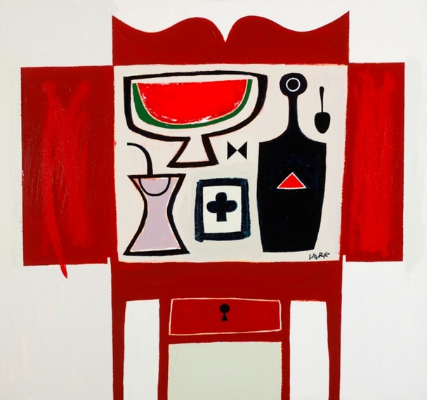 Simon Laurie - red table