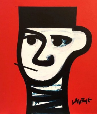 Porter Head on Red No 5