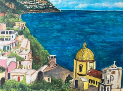 STEPHANIE DEES - positano, early evening