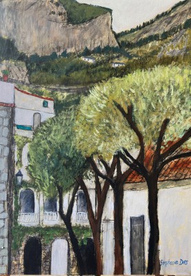 STEPHANIE DEES - trees, positano