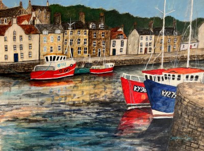 STEPHANIE DEES - harbour, summers day