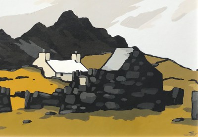 STEPHEN JOHN OWEN - old milking shed - hen gwt godro