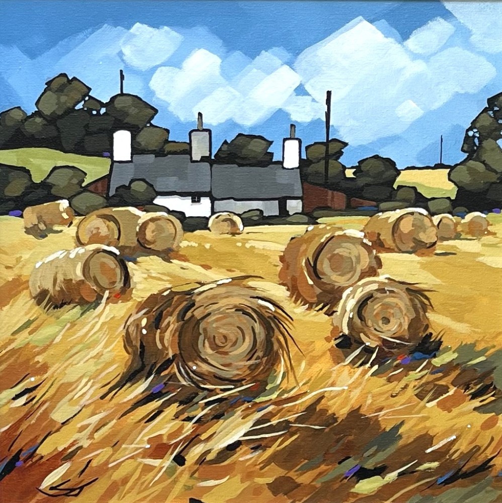 British Artist Stephen John Owen - Big Bales
