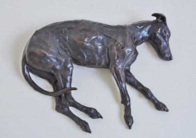 Sleeping Greyhound (Ear Raised) 3/15