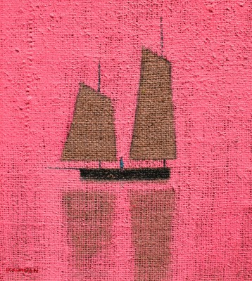 STUART BUCHANAN - hessian sails (pink)