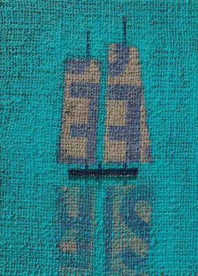 STUART BUCHANAN - hessian sails (turquoise)