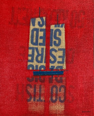 STUART BUCHANAN - red sea (hessian sails)