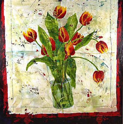 Linen and Tulips