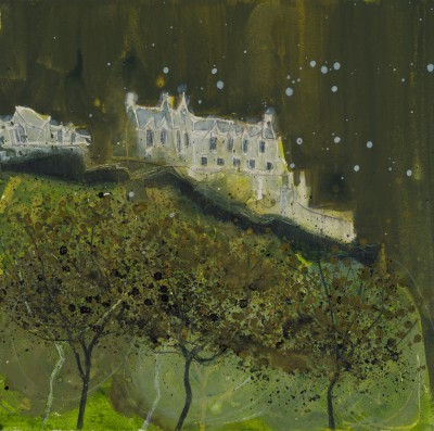 SUSAN BROWN - storm brewing, edinburgh castle