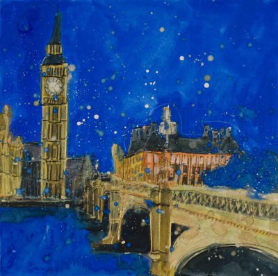 SUSAN BROWN - starry night, westminster bridge