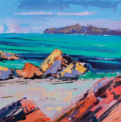 TIM FUDGE - evening light, cwm yr eglwys