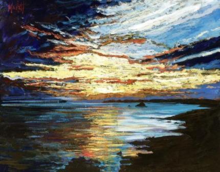 Timmy Mallett - shoreline sunset