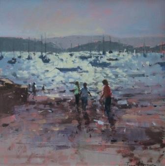 TINA MORGAN - boats at anchor, the exe
