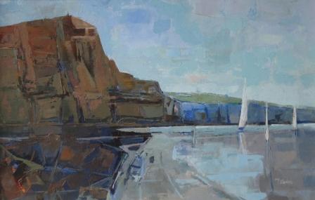 TOM WANLESS - sailing off filey brigg