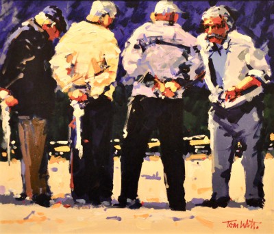 TOM WATT - discussing the next shot