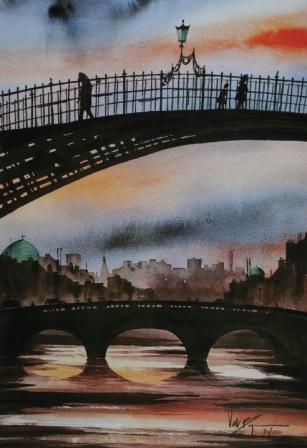 The Ha'penny Bridge, Dublin