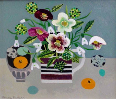 VANESSA BOWMAN - hellebores, snowdrops and birdeggs