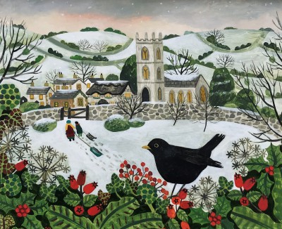 VANESSA BOWMAN - blackbird and sledgers