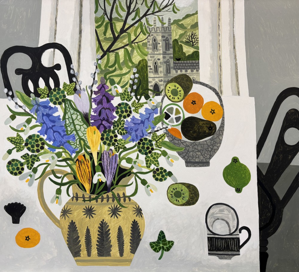 British Artist VANESSA BOWMAN - Early Spring Flowers