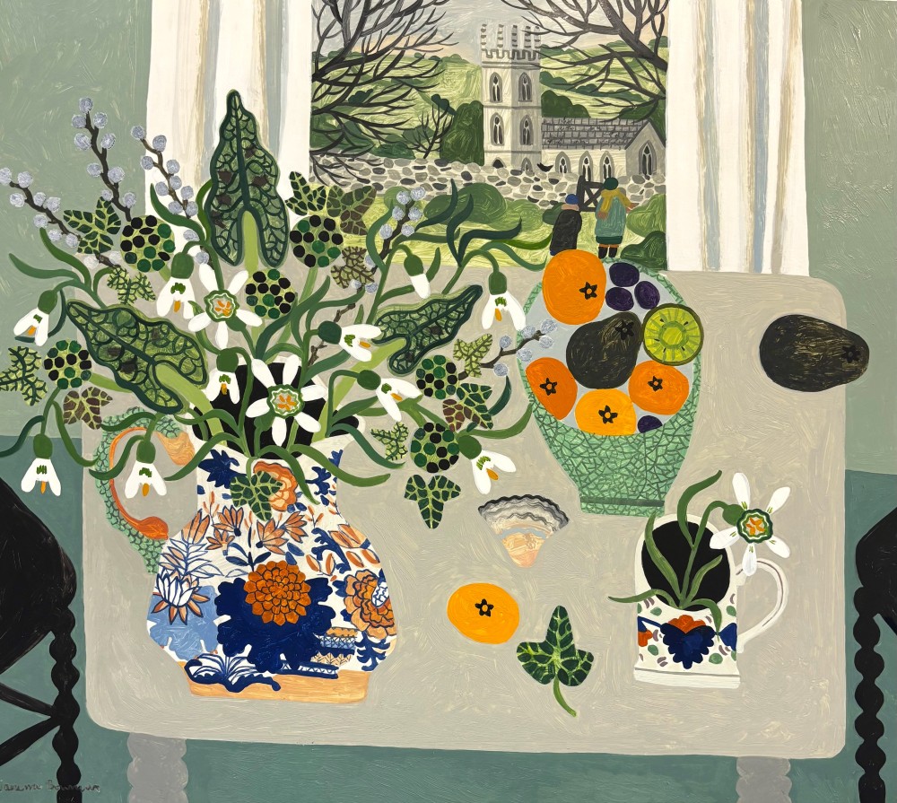 Snowdrops and Tangerines