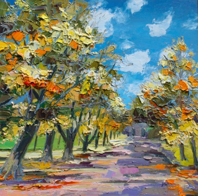 Autumn Avenue of Trees, Queens Park