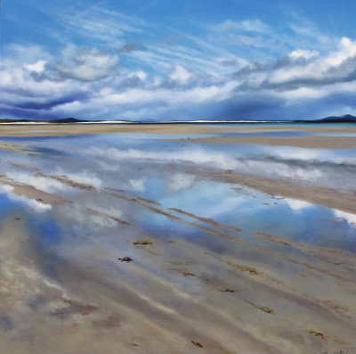 Reflections and Tracks, North Uist