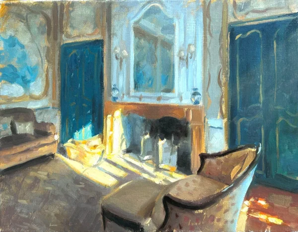 British Artist ALDO BALDING - Salon a Chateau Camon