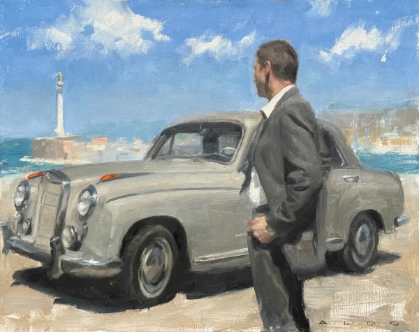 British Artist ALDO BALDING - Messina, Mercedes