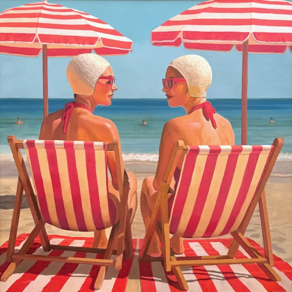 British Artist Allan Wilkie - Riviera Rendezvous