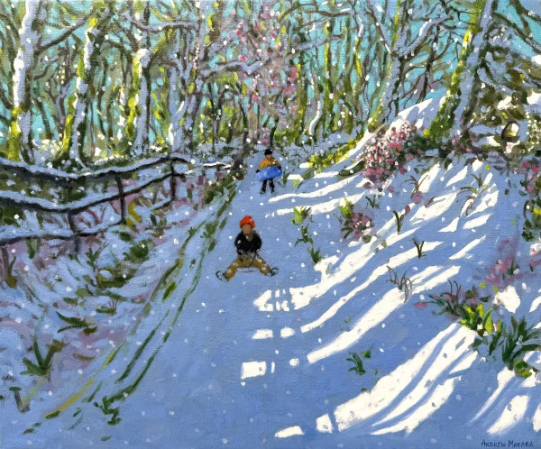 Sledging, Windley Lane, Idridgehay, Derbyshire