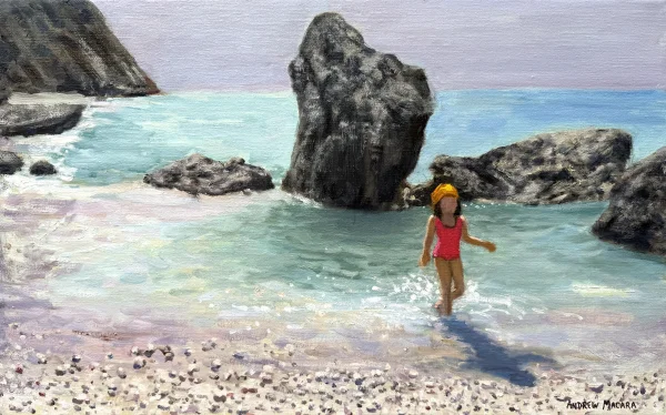 Girl in a Pink Swimsuit, Kefalonia