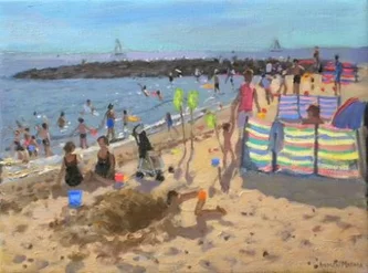 British Print Artist ANDREW MACARA - Wind Breaks