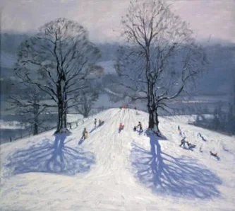 British Print Artist ANDREW MACARA - Two Trees