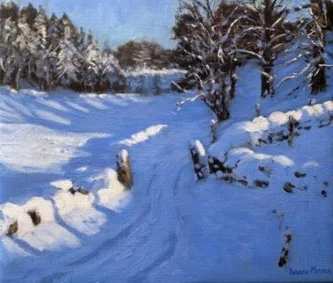 British Print Artist ANDREW MACARA - Stone Posts