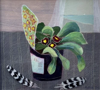 Auricula and Feathers from the Marsh