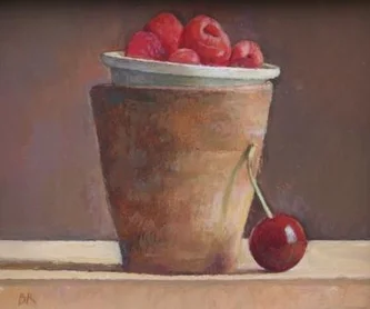 Raspberries and Cherry