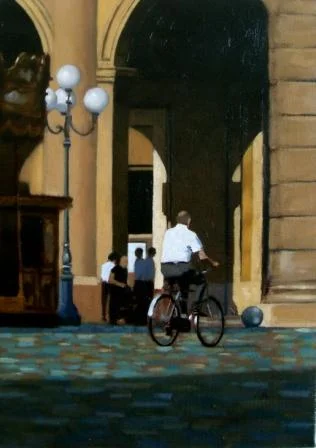 Crossing The Piazza