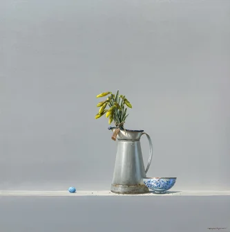 Chinese Bowl and Thrushes Egg