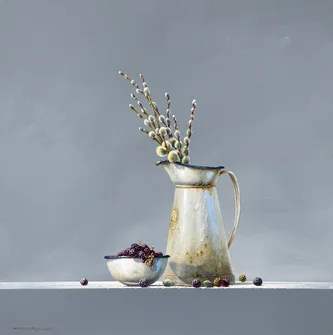 Goat Willows and Blackberries