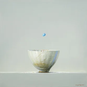 British Artist Bryan Hanlon - Jelly Mould and Thrushes Egg